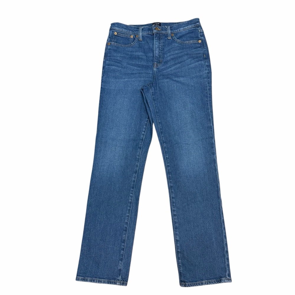 J.‎ Crew Women's Essential Straight Jeans | Heritage Medium Wash | Size 28T